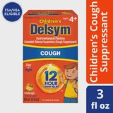 DELSYM CHILDREN'S COUGH SUPPRESSANT 12 HOUR LIQUID ORANGE 3 OZ