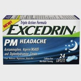 Excedrin PM Headache Caplets - Acetaminophen/Aspirin (NSAID) - 24ct