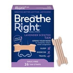 Breathe Right Lavender Scented Drug-free Nasal Strips For Congestion Relief - 26ct