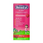 BENADRYL CHILDREN ALLERGY LIQUID CHERRY 8 OZ