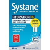 Systane Hydration Pf Lubricant Eye Drops Vials - 30ct