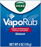 Vicks VapoRub Cough Suppressant Topical Analgesic Ointment 6 oz. Jar