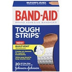 Band-Aid Tough Strips Adhesive Bandages 20 ea