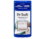 Dr. Teal's Aluminum Free Deodorant with Coconut Oil 2.65oz