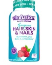 Vitafusion Gorgeous Hair Skin & Nails Supplement Gummies - Raspberry - 135ct