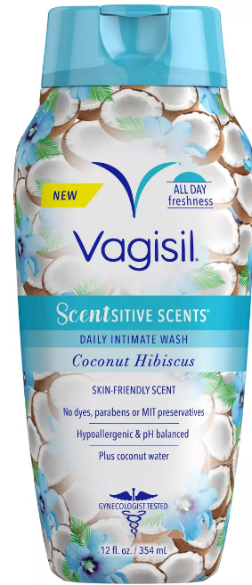 Vagisil Daily Intimate Wash, Coconut Hibiscus - 12 fl oz