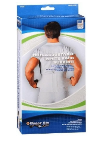 护腰带 SPORT/A DUO-ADJUSTABLE WHITE BACK SUPPORT XS/SM