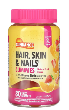 SUNDANCE HAIR SKIN NAILS 80GUMMIES