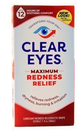 CLEAR EYES MAXIMUM REDNESS RELIEF 1 OZ