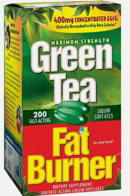 Green Tea Fat Burner, 200 Liquid Soft-Gels