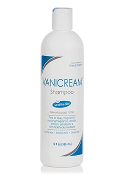 Vanicream Shampoo – pH Balanced Mild Formula Effective For All Hair Types and Sensitive Scalps - Free of Fragrance, Lanolin, and Parabens – 12 Fl Oz