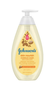 JOHNSON'S SKIN NOURISH SHEA & COCOA BUTTER WASH 16.9 FL OZ (500mL)