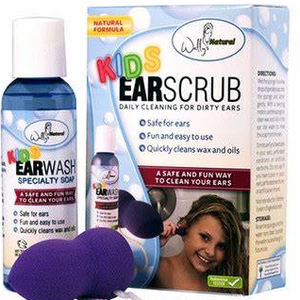 KIDS EAR SCRUB LQ 60ML W/SPONGE