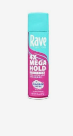 RAVE HAIR SPRAY 4X MEGA HOLD