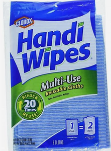 Clorox Handi Wipes Multi-Use Reuseable Cloths 6 Ct