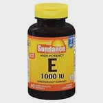 Sundance Vitamins High Potency E 1000 IU Softgels, 60 Count