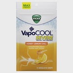 Vicks VapoCOOL SEVERE Medicated Lozenges, Honey Lemon Chill, 18 Drops