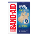 BAND-AID WATER BLOCK FLEX KNUCKLE & FINGERTIP 10 CT