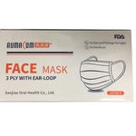 AUMACOM 3-Ply Face Mask 50/box (5 Pack)