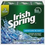 Irish Spring Deodorant Soap, Moisture Blast, 3.7 oz Ea, 3 Count