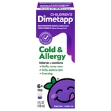 Dimetapp Children's Cold & Allergy, Grape Flavor, 4 oz (118 ml)