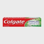 Colgate Anticavity Sparkling White Gel Fluoride Toothpaste, Mint Zing, 8 Oz