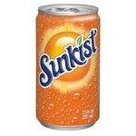 Sunkist Orange Soda 12FL oz (355mL)