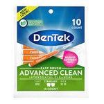 DENTEK EASY BRUSH INTERDENTAL CLEANERS 10 CT