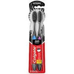 Colgate 360 Charcoal Toothbrush, Soft, 2 Pack