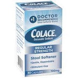 Colace Stool Softener, 100 mg-30 capsules