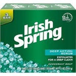 Irish Spring Deep Action Scrub Deodorant Soap 3 BAR