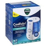 VICKS HUMIDIFIER COOL RELIEF FILTER FREE