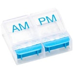 Ezy Dose Push Button 1 Day Am/Pm Pill Reminder # 67579 - 1 Ea, 2 Pack