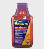 THERAFLU Max Strength Nighttime Flu Relief Syrup Honey Elderberry 8.3 fl oz