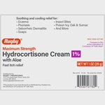 *Rugby Maximum Strength Hydrocortisone Cream 1% with Aloe - 1 oz