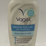 VAGISIL MOISTURIZING WASH SENSITIVE PLUS 3 IN 1