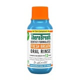 TheraBreath Fresh Breath Oral Rinse Invigorating Icy Mint 3 fl oz