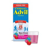 Advil Childrens 2-11 yrs Fever Suspension Dye Free Berry Flavor 4 oz