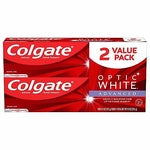 Colgate Optic White Advanced Whitening Toothpaste with Sparkling White 4.5 Ounce*2PK