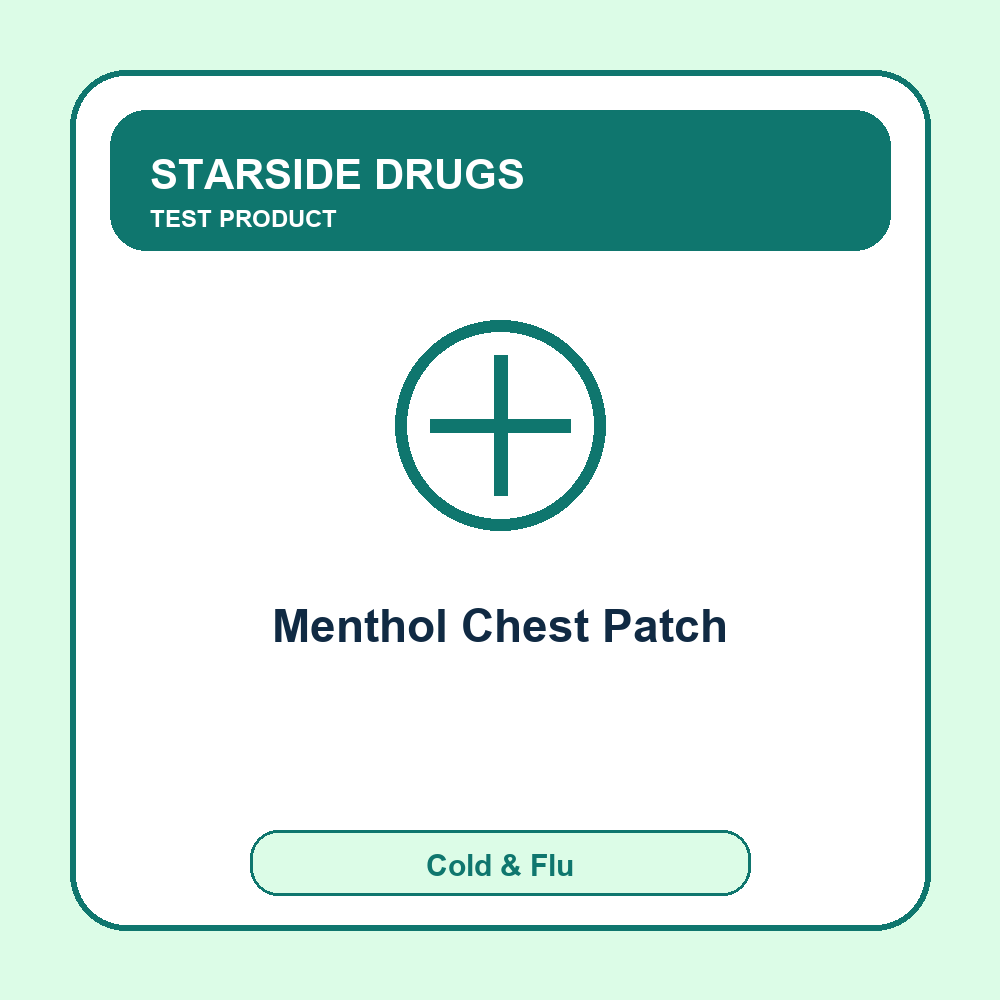 TEST - Menthol Chest Patch