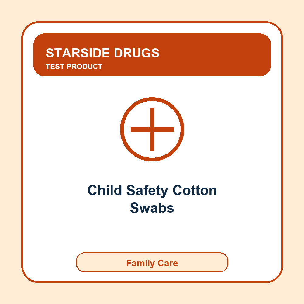 TEST - Child Safety Cotton Swabs