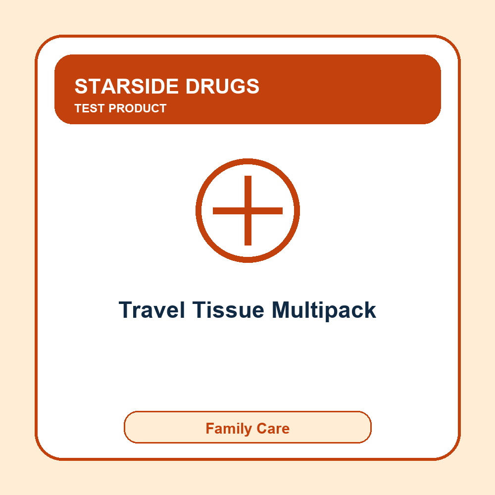 TEST - Travel Tissue Multipack