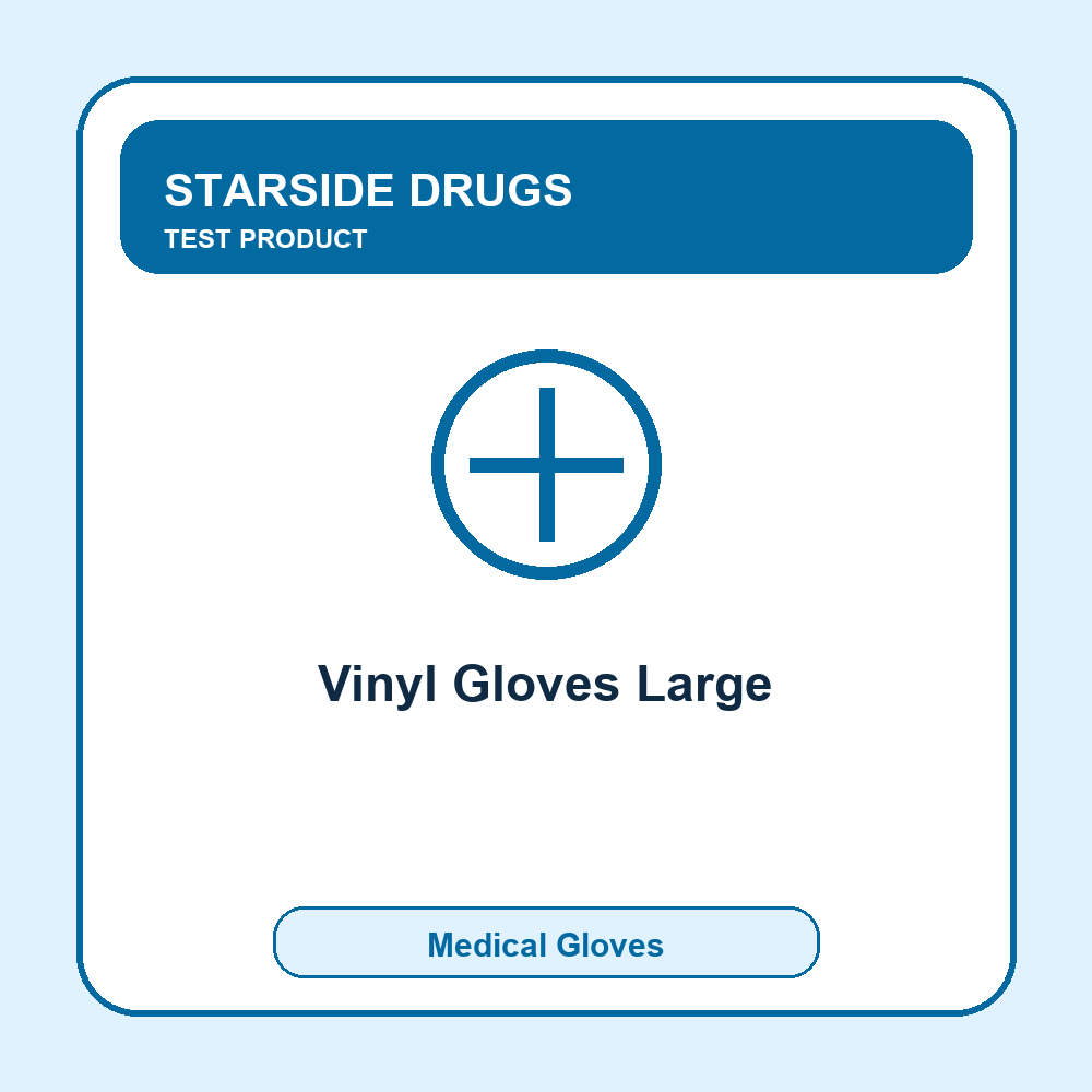 TEST - Vinyl Gloves Large
