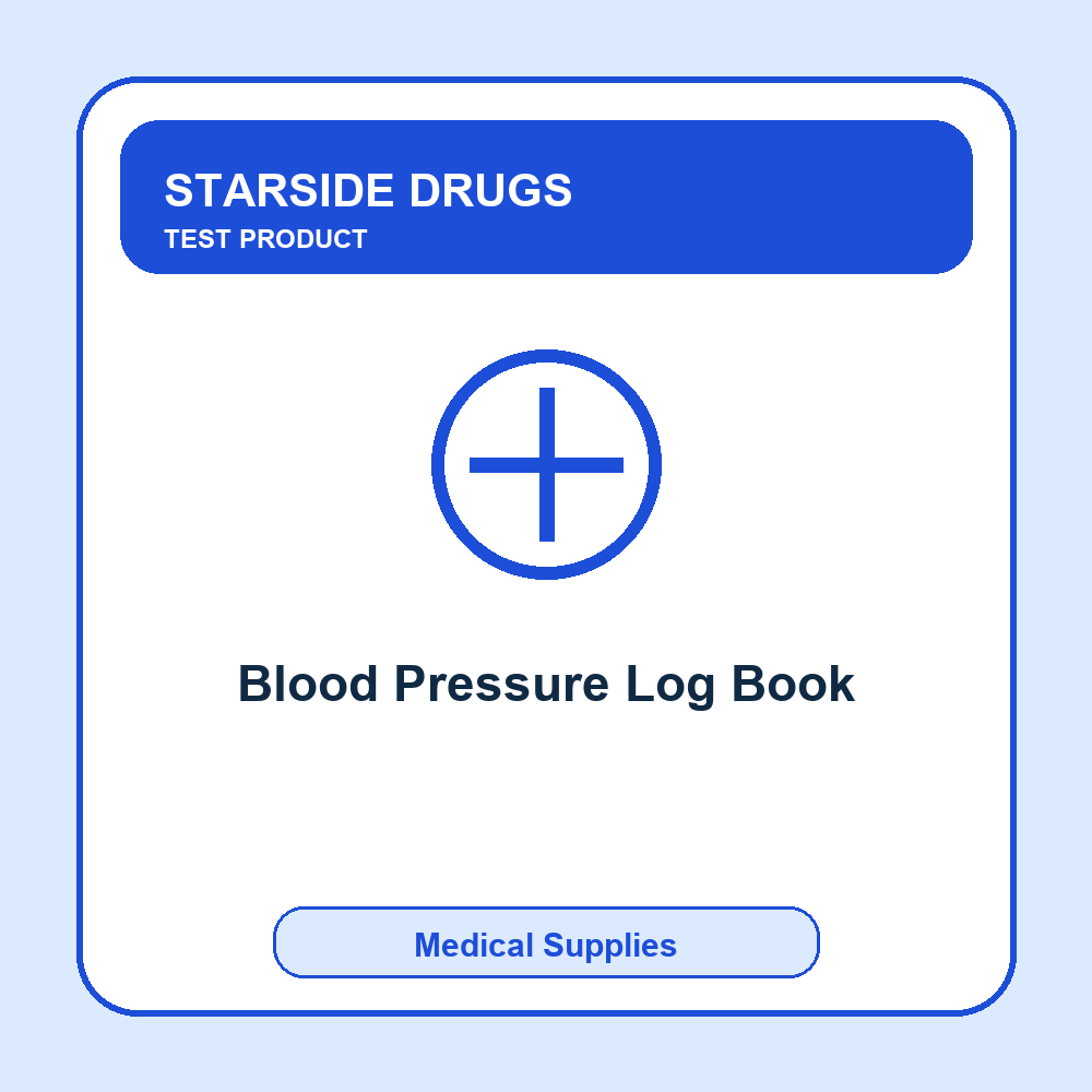 TEST - Blood Pressure Log Book