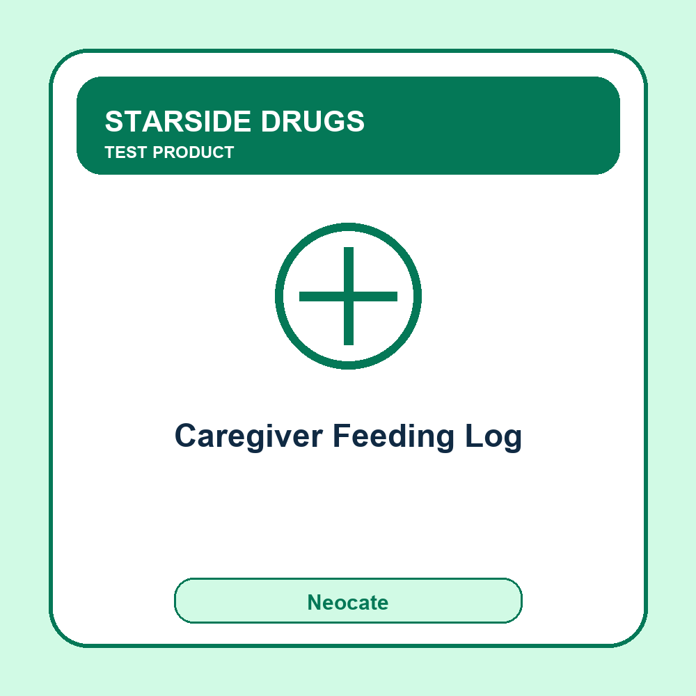 TEST - Caregiver Feeding Log