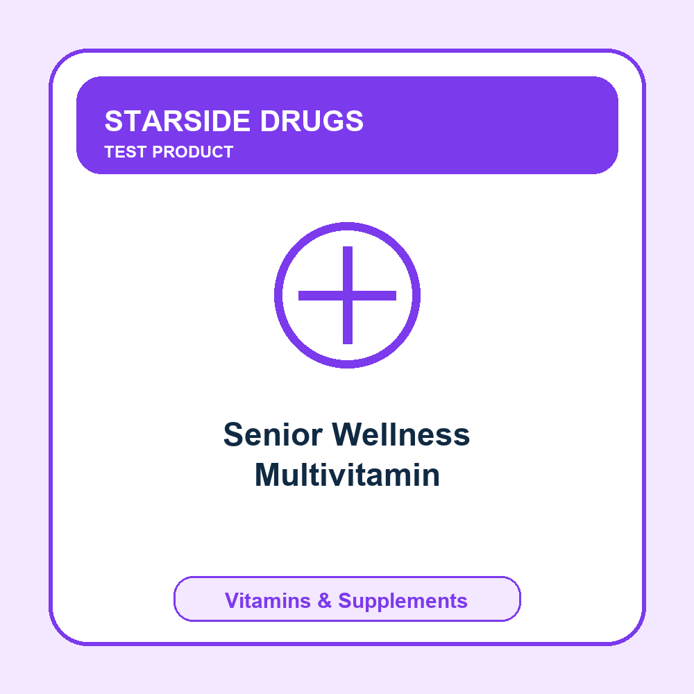 TEST - Senior Wellness Multivitamin