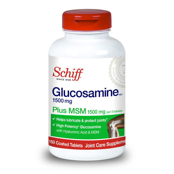 schiff glucosamine+msm 150gels