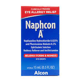 NAPHCON A Brand Allergy Relief Eye Drops (0.5 fl oz) 抗过敏眼药水 (15 ml)
