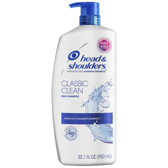 Head & Shoulders Brand Classic Clean Dandruff Shampoo (32.1 fl. oz.)  經典清潔頭皮屑洗髮水