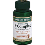 NATURE'S BOUNTY B COMPLEX W/ FOLIC ACID PLUS C TABLETS 100 CT